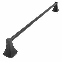 Black Wall Mounted Towel Bar