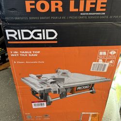 Ridgid Wet Tile Saw