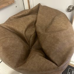 Faux Leather Bean Bag