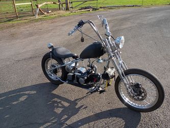 Custom Built Chopper Motorcycle