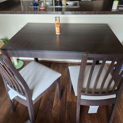 Black Dining Room Table With Chairs 