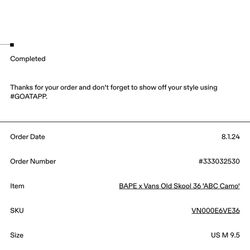 BAPE X VANS old skool 36 ’ABC Camo’