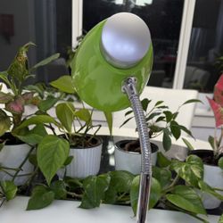 LIKE NEW Organizer Desk Lamp, Green