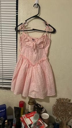 Cutest Plans Floral Eyelet Corset Skater Dress