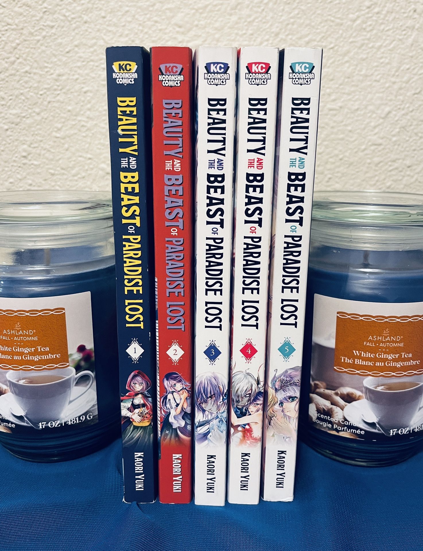 Official Kodansha Manga Series: Beauty and The Beast of Paradise Lost Volumes 1-5