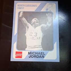 Michael Jordan North Carolina Collegiate Trading Card