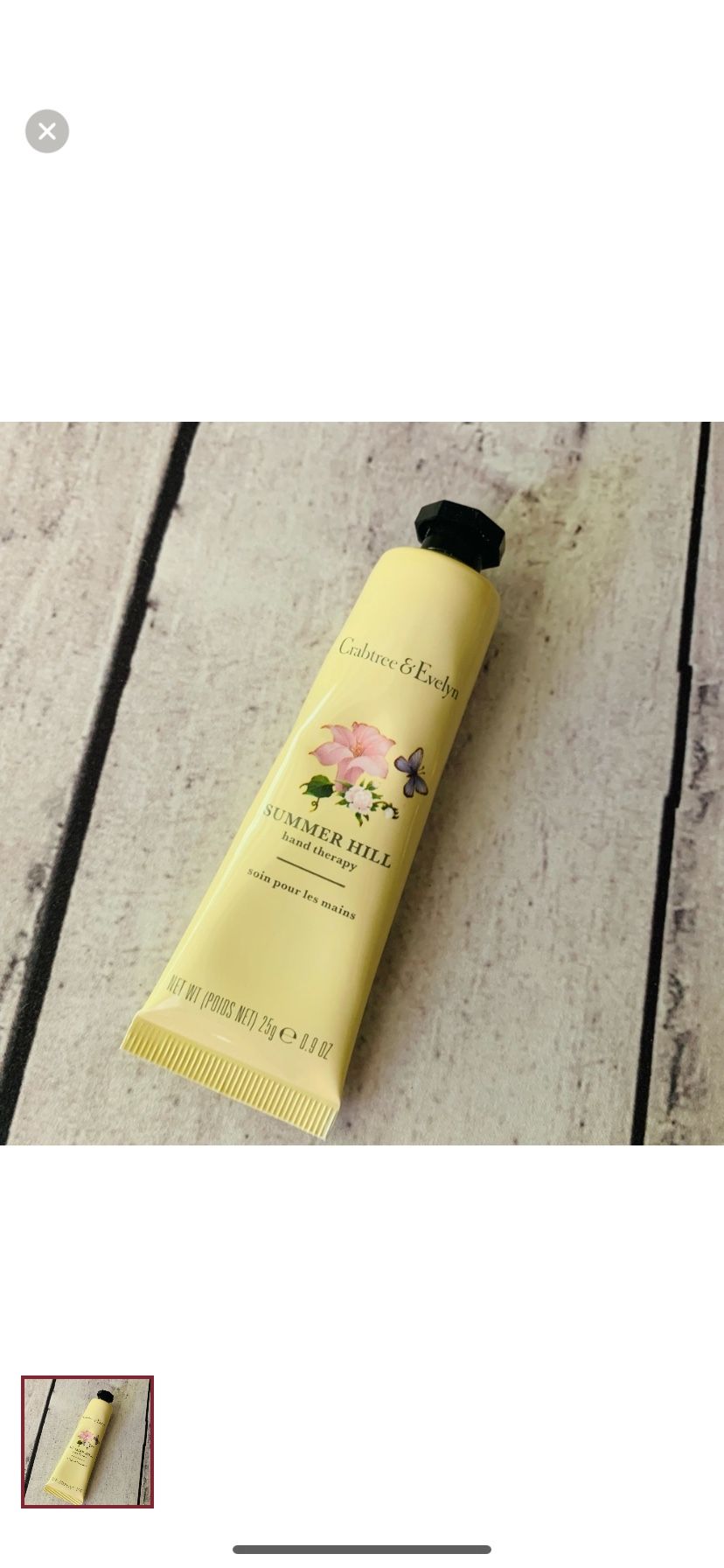 Crabtree & Evelyn Hand Therapy Summer Hill 0.9 Oz Travel Size