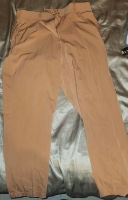 Women's Peach Color Nike Chino Pants Size L