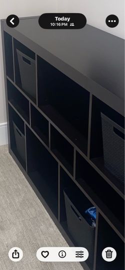 IKEA KALLAX Shelving Unit Styled Horizontally