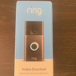 BRAND NEW UNOPENED Ring Battery Doorbell or Hardwire w/ HD Video, Live View. Asking $50 obo