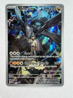 N's Zekrom 031 Pokemon Center Stamped Promo Pokemon Card