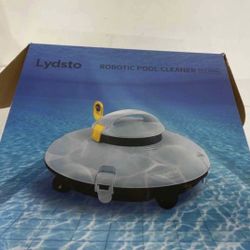 Lydsto Cordless Robotic Pool Cleaner - Pool Vacuum for Above Ground Pools, Built-in Water Sensor Technology - Dual-Drive Motors, Rechargeable Battery,