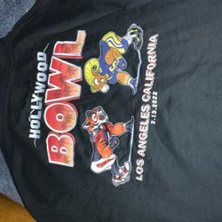 Rams Vs Cincinnati Bengals Nfl Team Super Bowl Hollywood Bowl Mens Hoodie Size Large New Color Black 