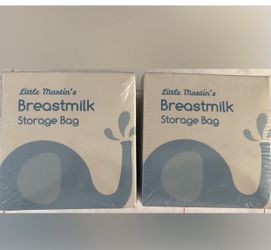 Bundle two boxes of breast milk storage bags Each box contains 60 pieces NEW