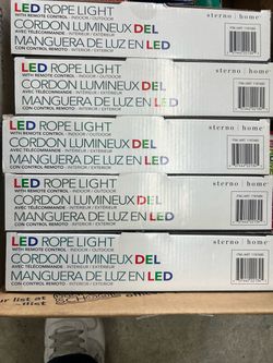 LED ROPE LIGJTS WITH REMOTE BRAND NEW IN BOX