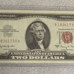 $2 1963. Banknote USA.  New. Collectible 