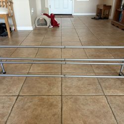 2-Tier Metal Adjustable Shoe Rack 