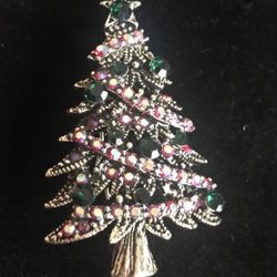 Christmas Tree Brooch 