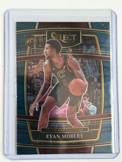 2021-22 Panini Select Blue Retail RC #5 Evan Mobley Cleveland Cavaliers Card Z3