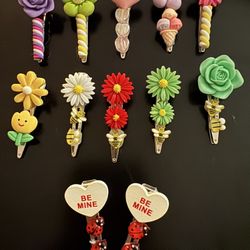 Home made small hair clips