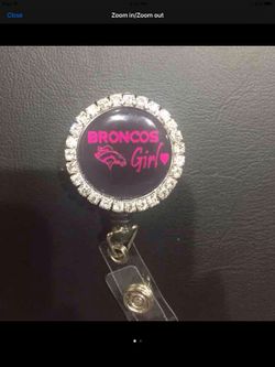 Broncos girl badge reel