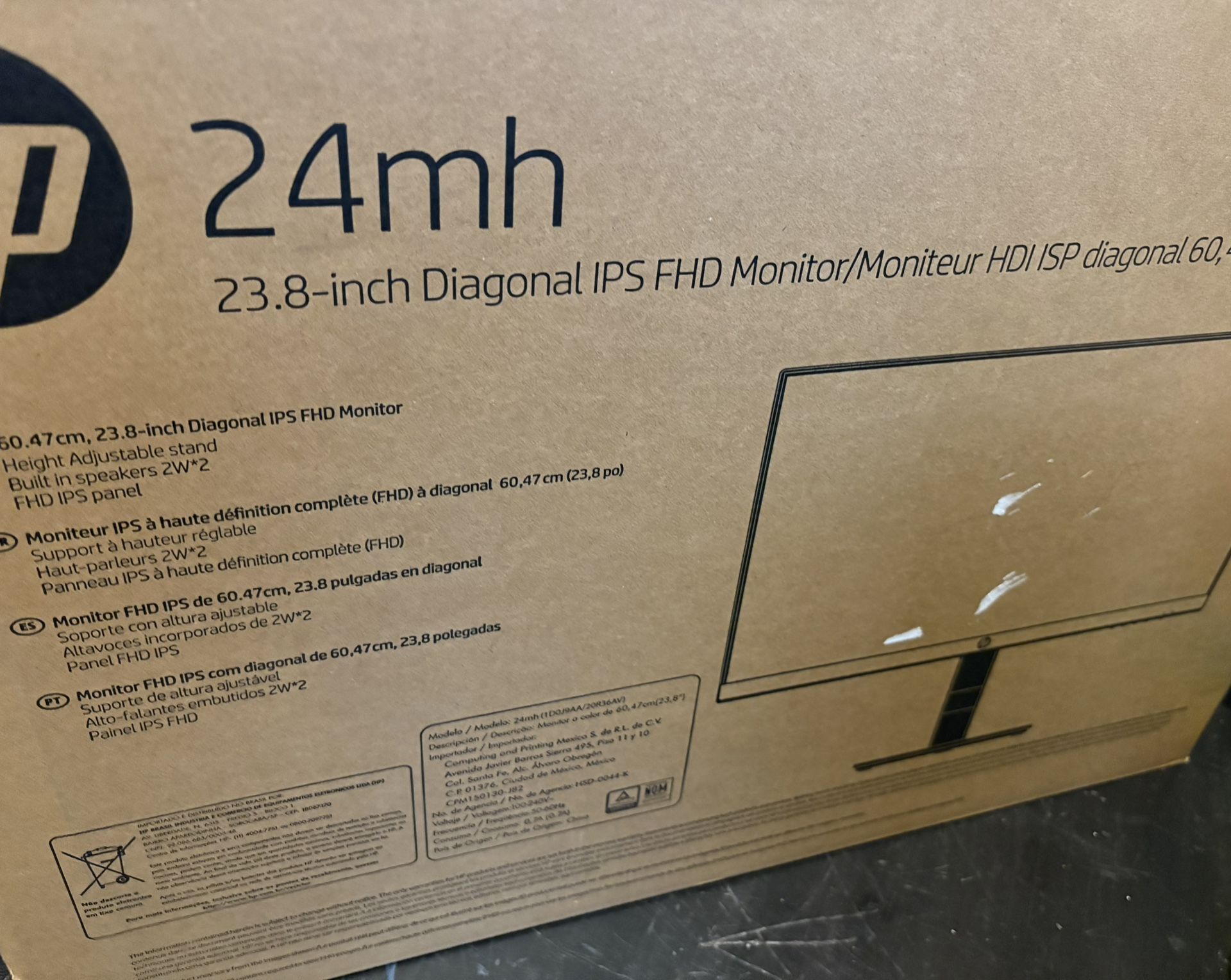 HP 24mh Computer Monitor
