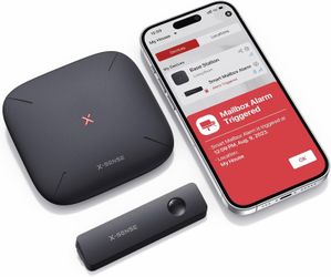 X-Sense Smart Mailbox Alarm Wireless Mail Alert Sensor w/ SBS50 Base Station