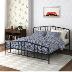 King Size Mid Century Bed Frame