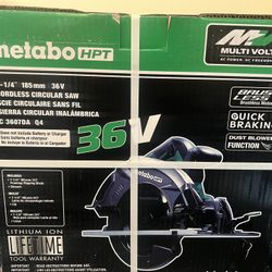 Metabo Hpt 36v 7 1/4 Inch Circular Saw 