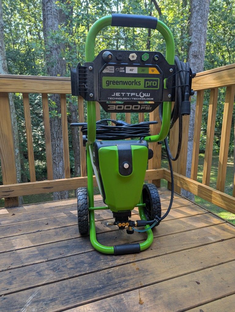Pressure Washer Greenworks 3000 PSI For Parts Or Repair