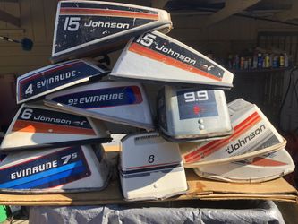 Outboard Motor Covers Johnson/Evin 1950's-90's 2-90 hp