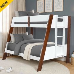 TWIN OVER FULL BUNK BEDS ( FREE DELIVERY )