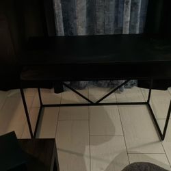 Black Metal Desk 