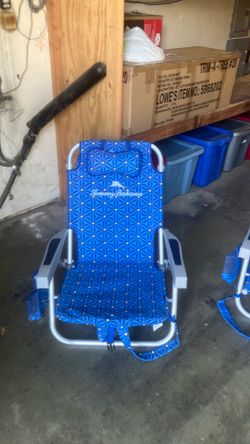 Folding chairs Tommy Bahamas beach chairs $15 each