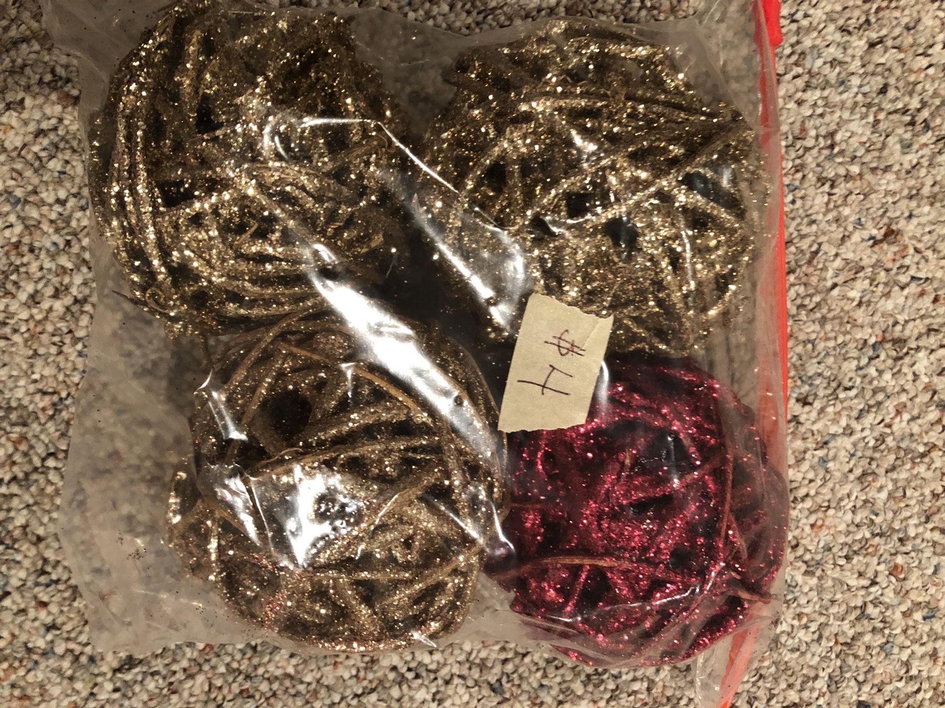Large Sparkly Twine Balls