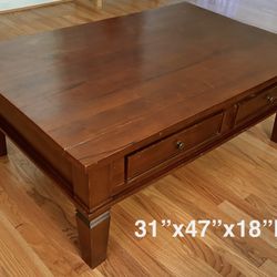 Coffee Table W/ Drawers
