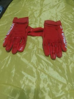 NXTRD Z Football Gloves  Adult Large RND Red NXTRD