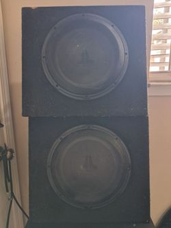 Pair of 12" JL Audio 12W1v2 Subwoofers in Boxes