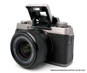 Fujifilm X-T100 Mirrorless Digital Camera w/XC15-45mm F3.5-5.6 OIS PZ Lens Touchscreen 