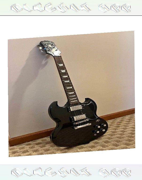 Electric Guitar Make Noise with Premium Audio Quality through American