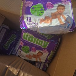 Diapers  Sizees 4 and 5