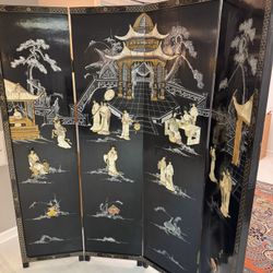 Vintage Asian Tri Fold 