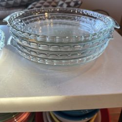 Pyrex Glass Baking Pie Dish