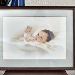 Bessie Pease Gutman Framed Baby Print 