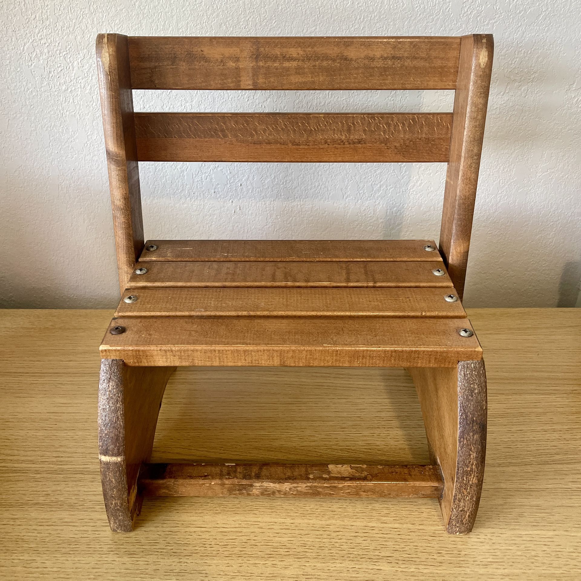 Vintage Nu-Line Wood Children’s Seat Step Stool