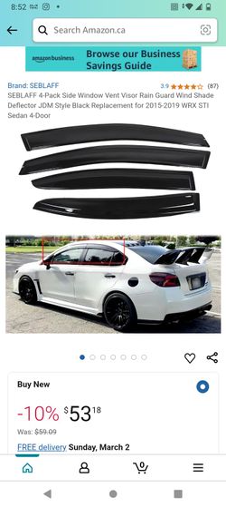 Window Visor/ Guards Complete Set