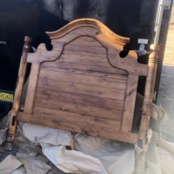 Queen Rustic Shabby Chic Head Board