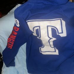 Texas Rangers pink hoodie