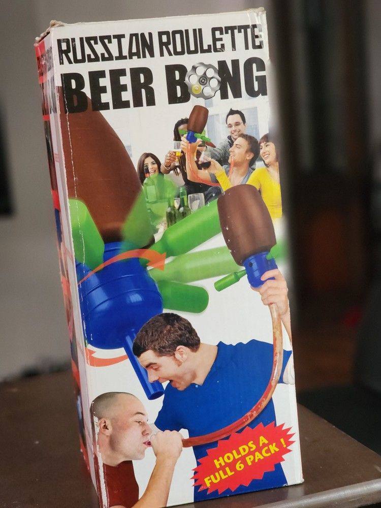 Russian Roulette Beer Bong Party Drinking Game