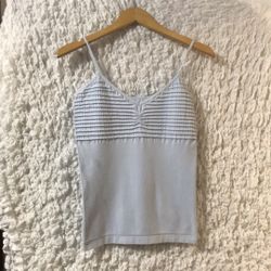 Venus: Periwinkle Pleated Adjustable Cami, Size: X Large